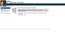 Tablet Screenshot of my.albertacourts.ab.ca